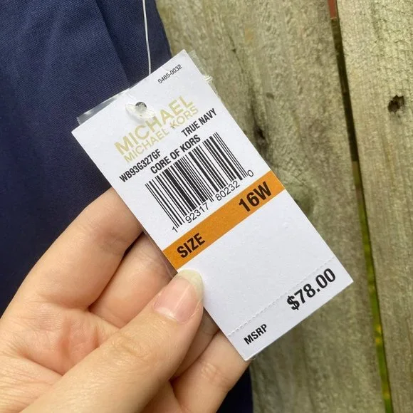 New Michael Kors Miranda navy pants 16 - Picture 3 of 8